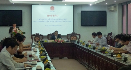 Подготовка к объявлению «Дня законодательства СРВ»